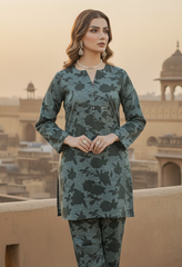 2-PCS ALLOVER PRINTED MID SEASON POLO COTTON A10